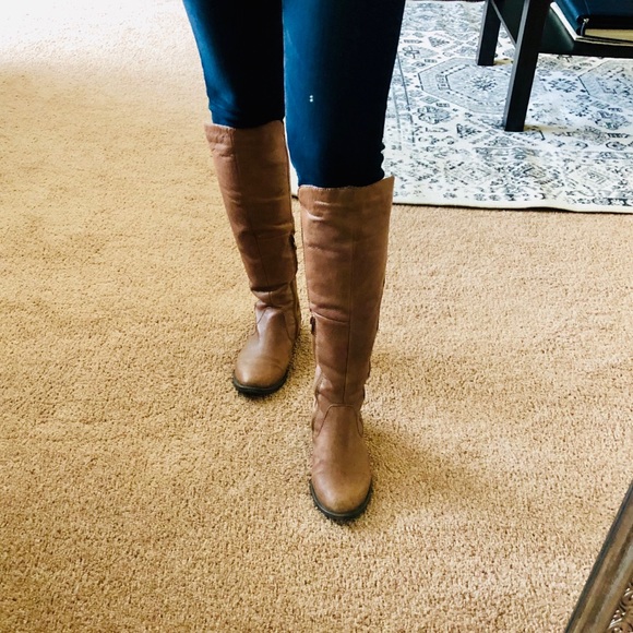 Steven Madden Leather riding boots - Picture 2 of 3